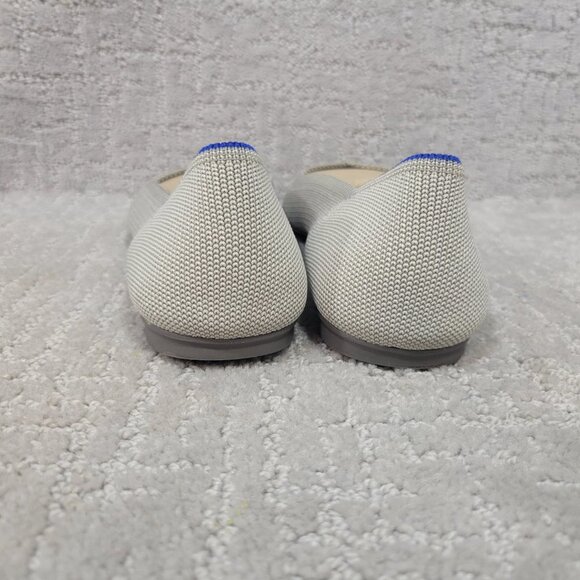 Rothy's The Flat Womens Size US 9 Birdseye Almond Toe Flat Slip On Shoes NEW - Picture 7 of 9
